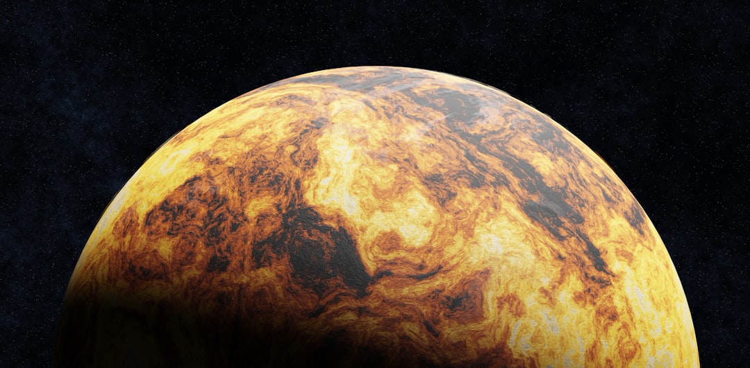 Orbital Elegance: A Stylized Glimpse of the Globe